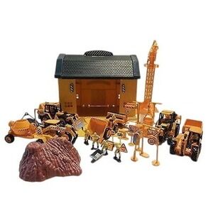 New-Ray Workshop Barn Playset Kids Construction Crane Accessories Vintage